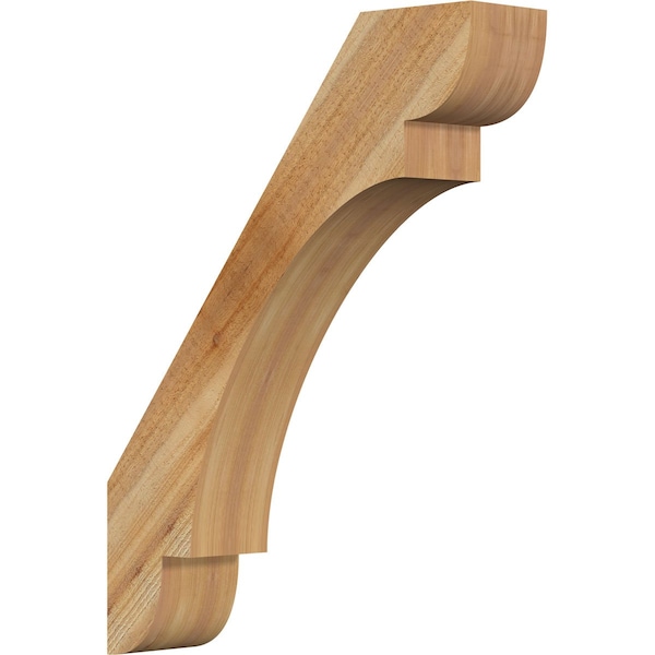 Ekena Millwork 6"W x 26"D x 34"H Olympic Rough Sawn Knee Brace, Western Red Cedar BRC06X26X34OLY00RWR - main